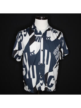 Men’s Carhartt Work In Progress AOP Graphic Short Sleeve Button-Up Shirt Small